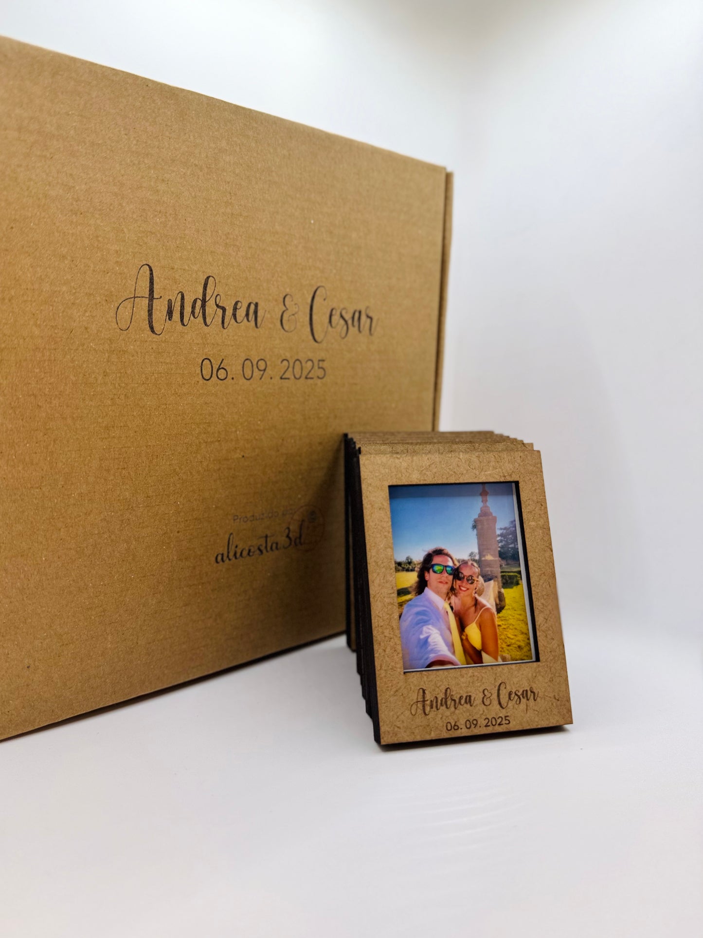 Moldura magnetica personalizada para Instax mini