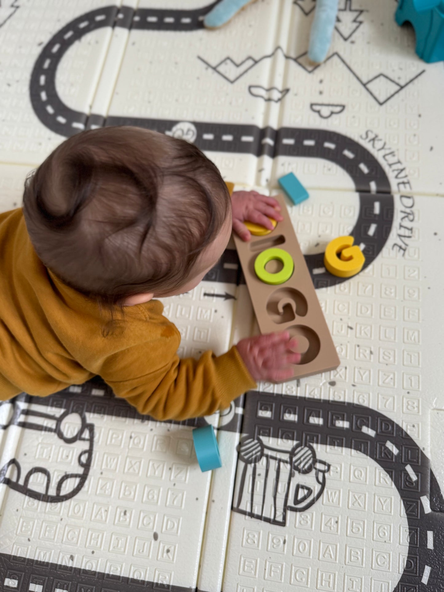 Puzzle montessori com nome personalizado