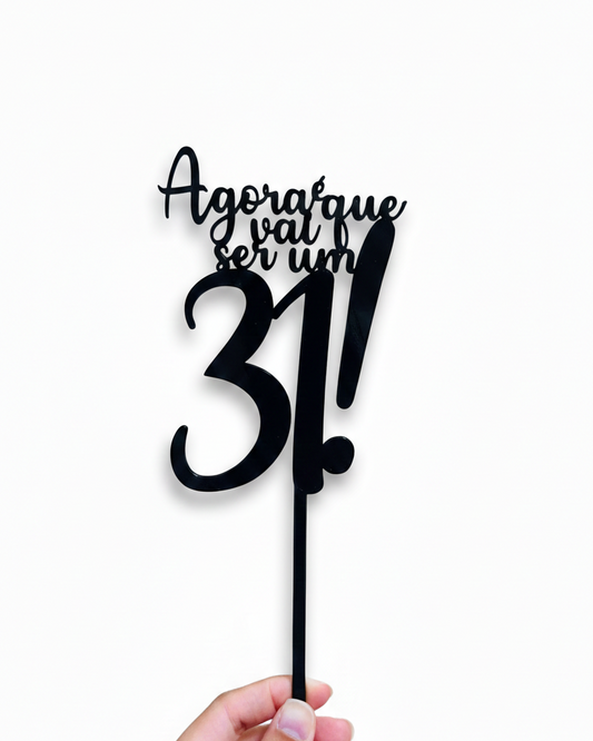 Topper - Aniversário 31