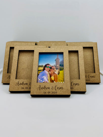 Moldura magnetica personalizada para Instax mini