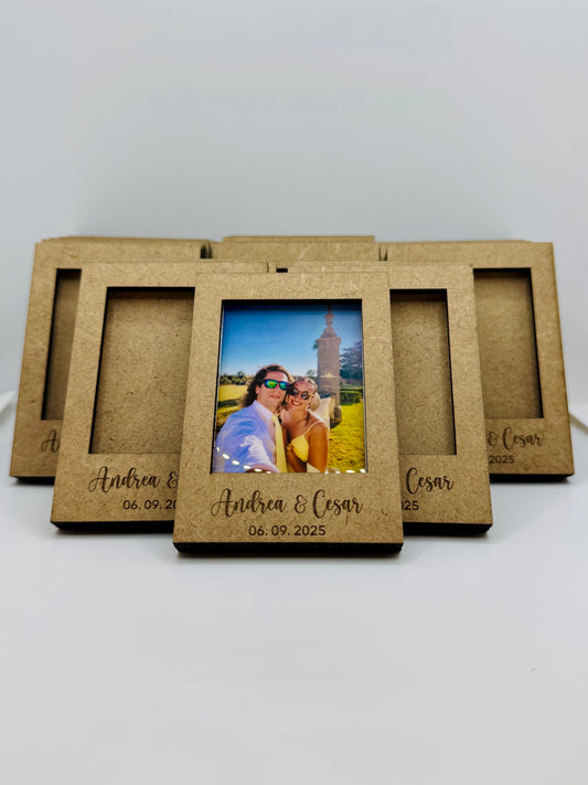 Moldura magnetica personalizada para Instax mini