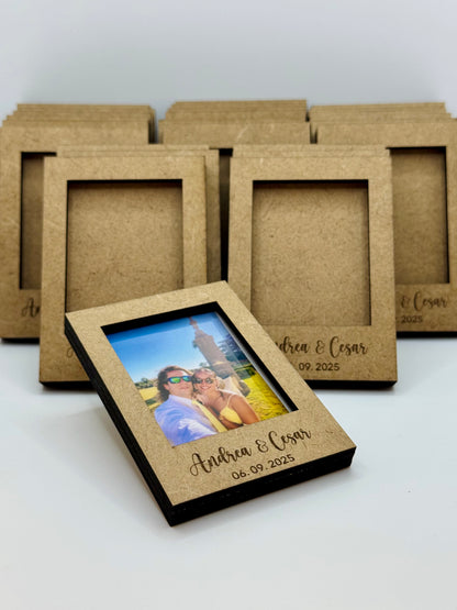 Moldura magnetica personalizada para Instax mini
