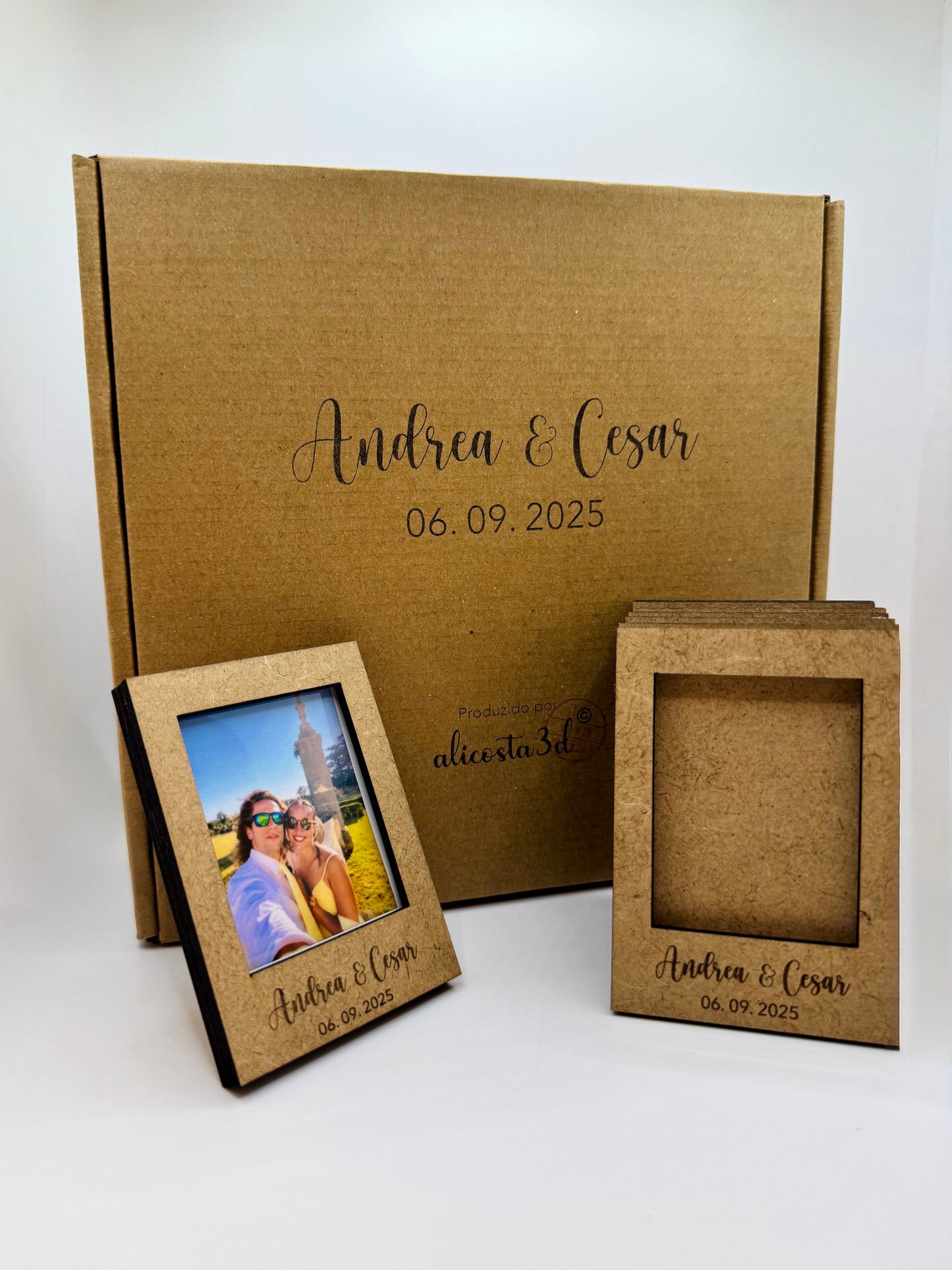 Moldura magnetica personalizada para Instax mini