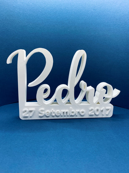 Nome com data de nascimento