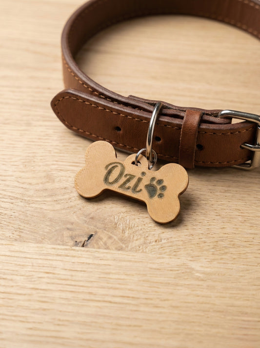 Placa identificadora para cães