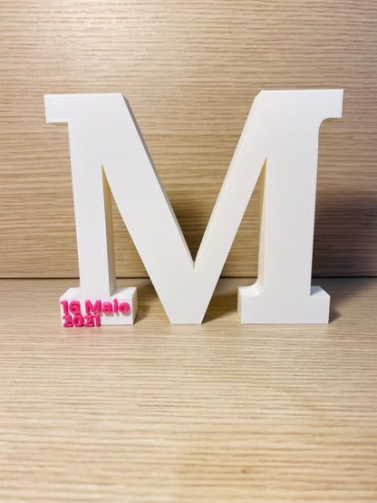 Letra com data de nascimento