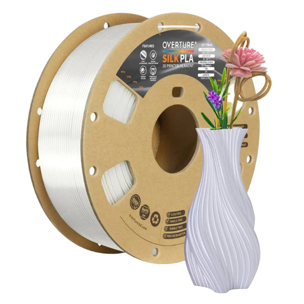 Silk White PLA filament