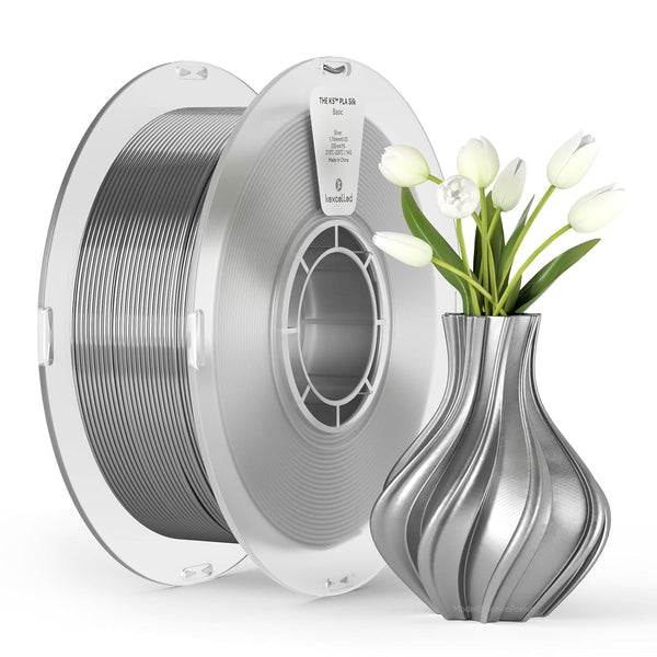 Silk Silver PLA filament